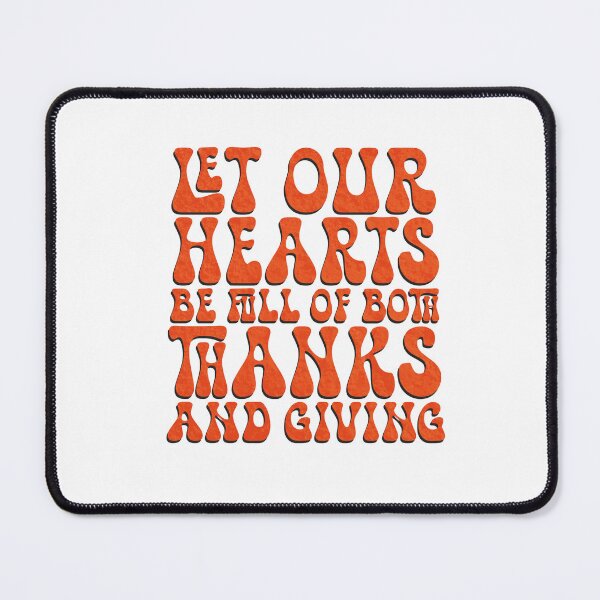Item preview, Let Our Hearts Be Full of Both Thanks and Giving Thanksgiving Christmas Halloween Autumn Quote Saying Vibe designed and sold by DjenShop.