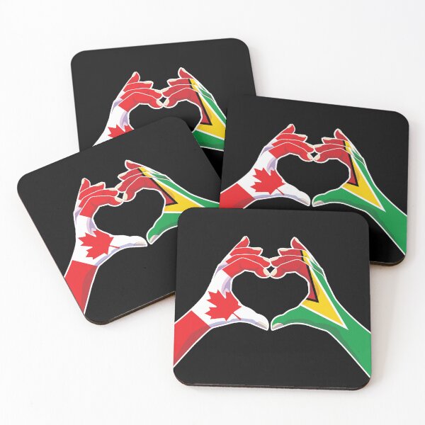 Item preview, Guyana Guyanese Canadian Canada Love Heart Peace designed and sold by FlagX.
