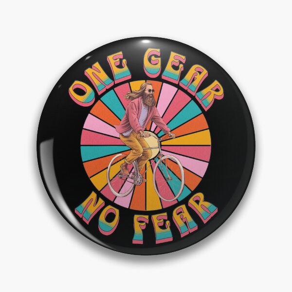 Item preview, One Gear No Fear - Single Speed Cyclist Wear designed and sold by PathLessRoamed.