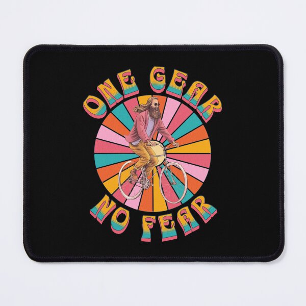 Item preview, One Gear No Fear - Single Speed Cyclist Wear designed and sold by PathLessRoamed.