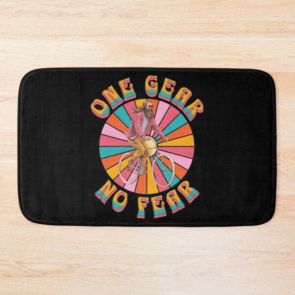 Item preview, One Gear No Fear - Single Speed Cyclist Wear designed and sold by PathLessRoamed.