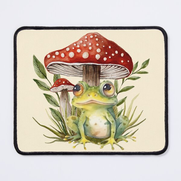 Item preview, Frog Under a Mushroom designed and sold by LTDigitalDesign.