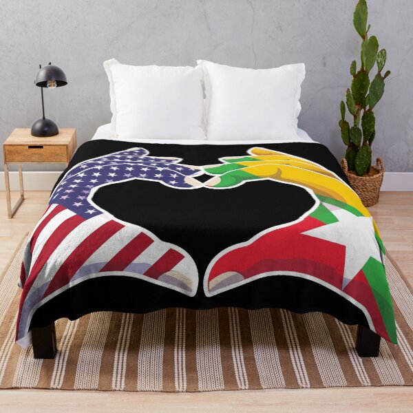 Item preview, Myanmar Burmese Burma USA United States American America Love Heart Peace designed and sold by FlagX.