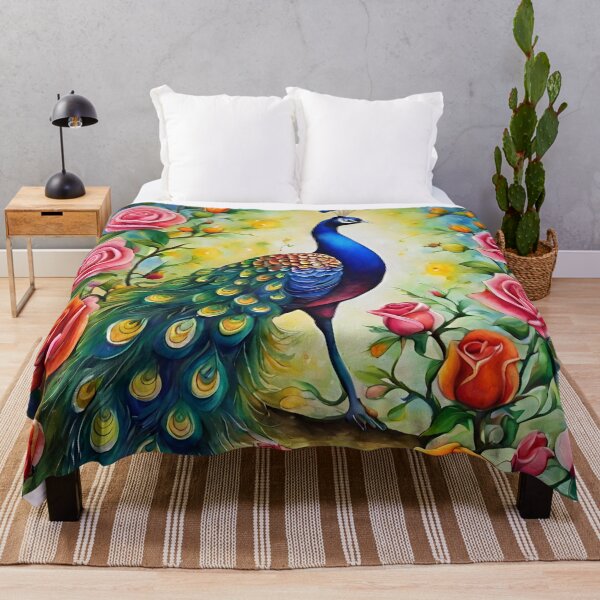 Item preview, Peacock in a garden designed and sold by Oorviart.