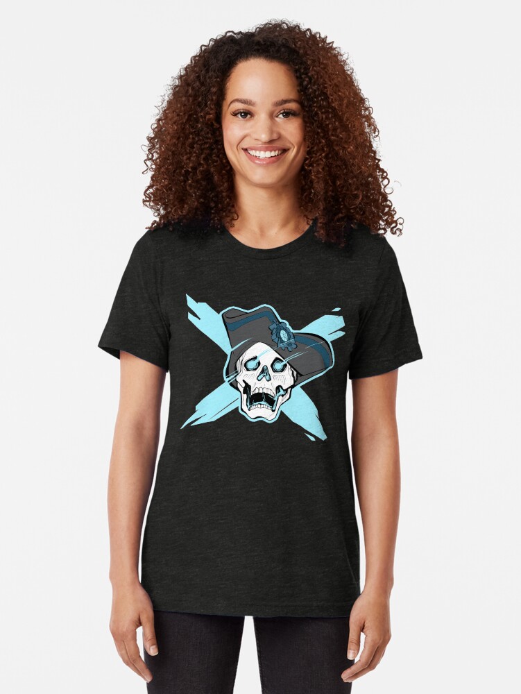 Alternate view of LESBIANS AT SEA Tri-blend T-Shirt