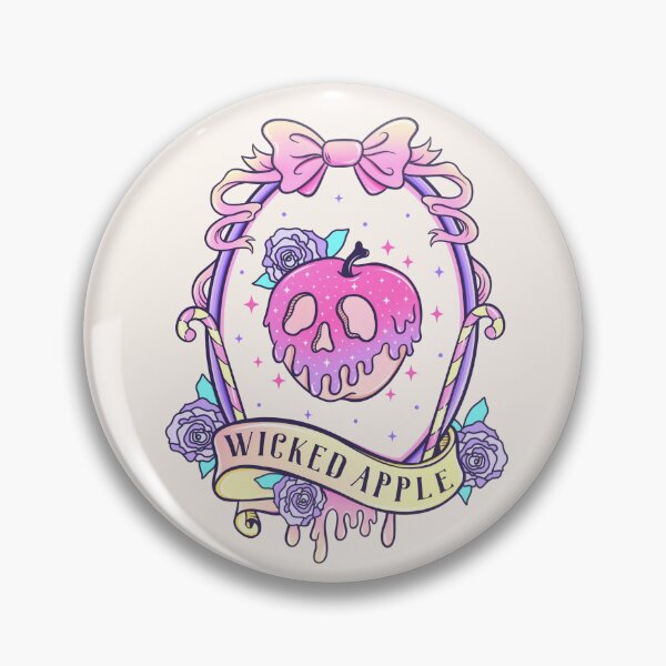 Artikelvorschau, Kawaii Goth Böser Apfel entworfen und verkauft von Pink Pineapple Works.