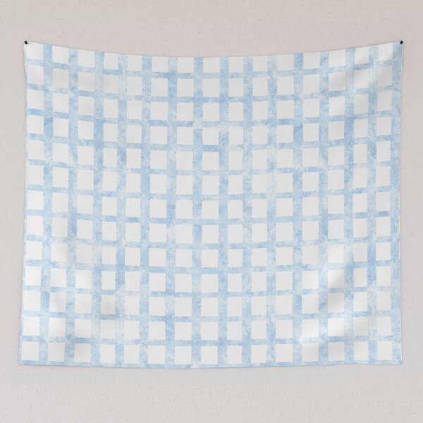 Item preview, Frosty Blue Grid Pattern designed and sold by PrettyPixel0.