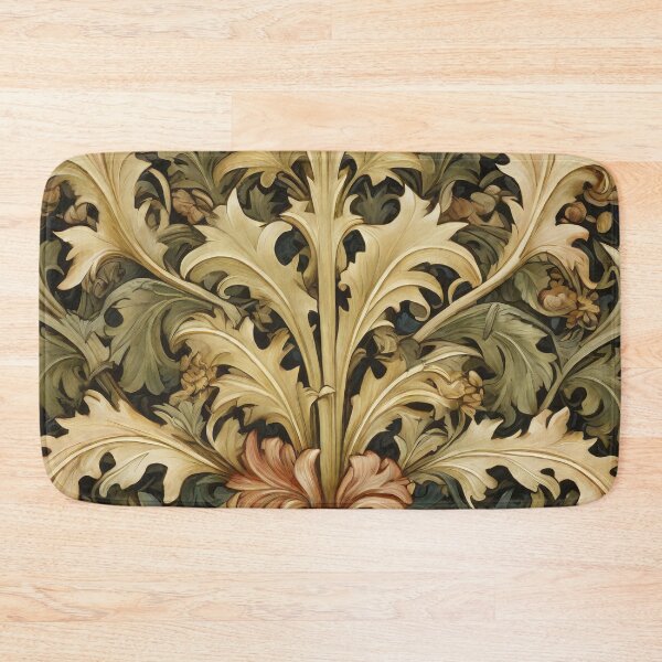 Item preview, Botanical Splendor Acanthus in William Morris Style designed and sold by Tamas Das.