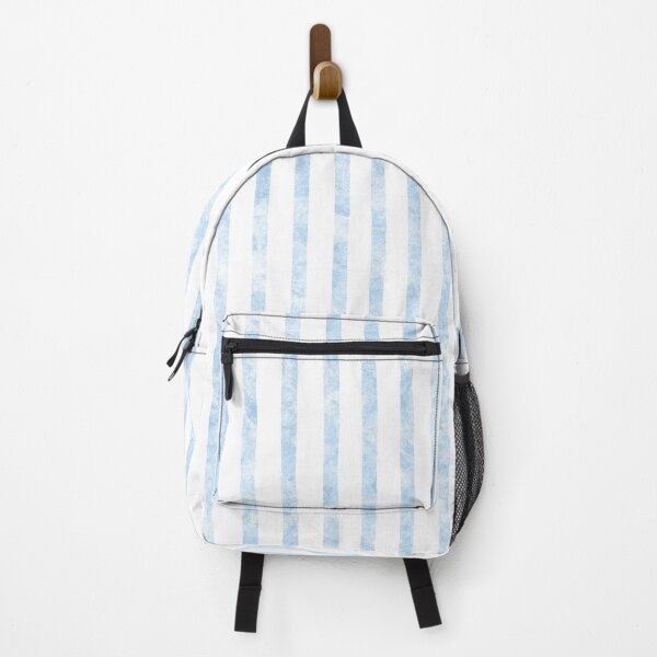 Item preview, Frosty Blue Vertical Stripes Pattern designed and sold by PrettyPixel0.