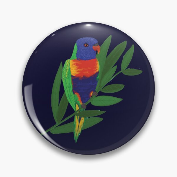 Item preview, Rainbow Lorikeet- Gay Pride Flag Home & Apparel designed and sold by Emroar.