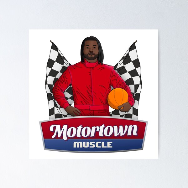Item preview, Isaiah Stewart - Motortown Muscle - Detroit Basketball designed and sold by sportsign.
