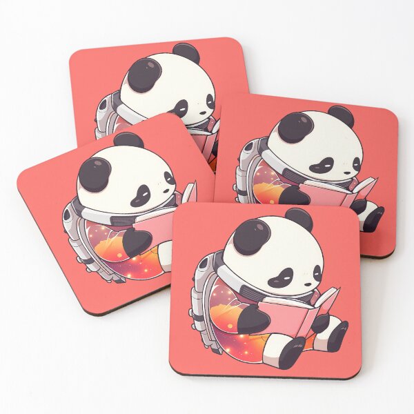 Item preview, Panda Astronaut Reading In Space designed and sold by SweetClicks123.