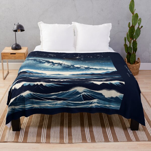 Item preview,  Spring Sea at Peace - Haiku by Bashō designed and sold by kiokuso.