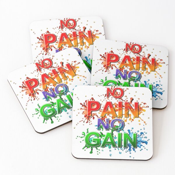 Item preview, NO PAIN NO GAIN designed and sold by SonAndMom.
