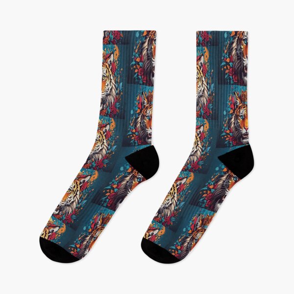 Item preview, King Tiger - Abstract - Floral - Digital Art Design designed and sold by TheHappyK.
