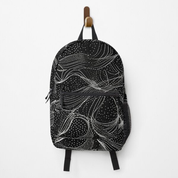 Item preview, Modern Elegance - Black Line & Dot Pattern designed and sold by PaintbrushPlace.
