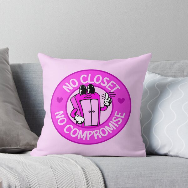 Item preview, No Closet No Compromise - Cute Pink Cartoon designed and sold by Picket Club.