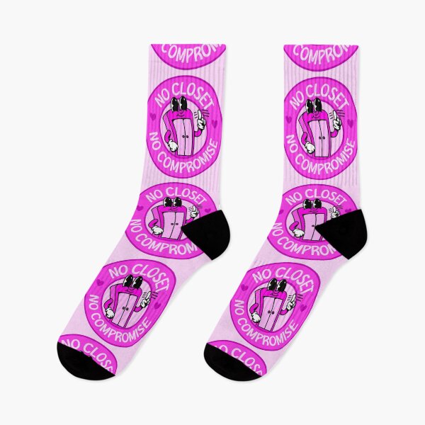 Item preview, No Closet No Compromise - Cute Pink Cartoon designed and sold by Picket Club.