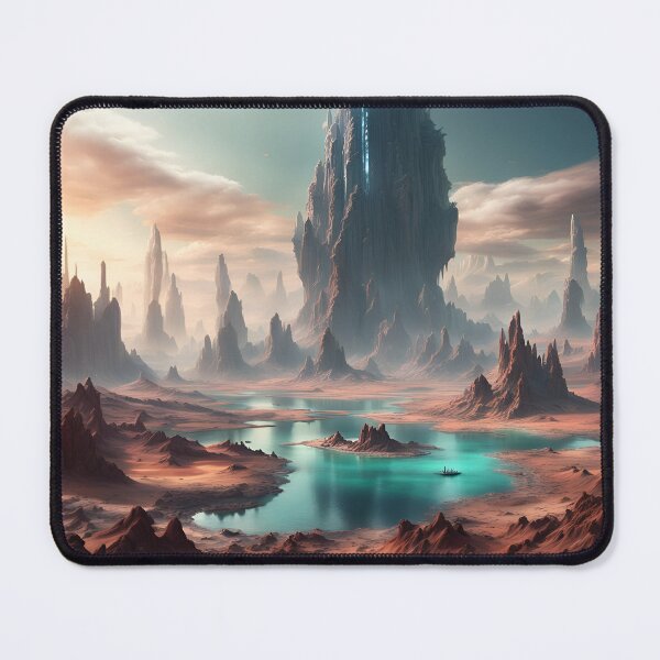 Item preview, Alien world desert lake designed and sold by Xenoevos.