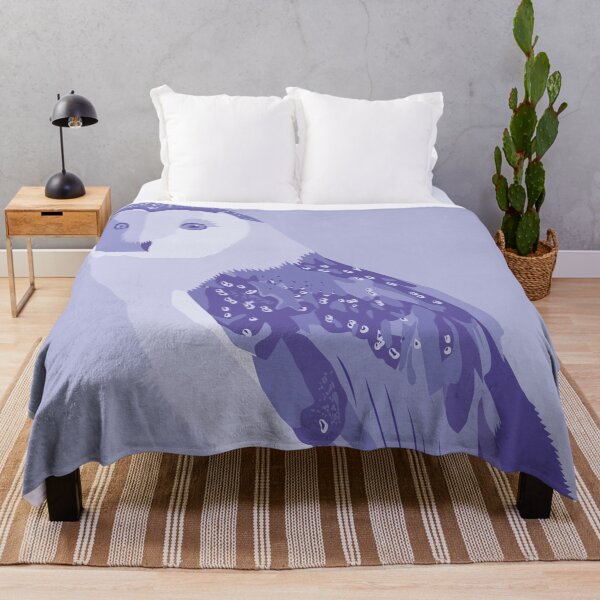 Item preview, Barn Owl Australian bird purple designed and sold by blueidesign.