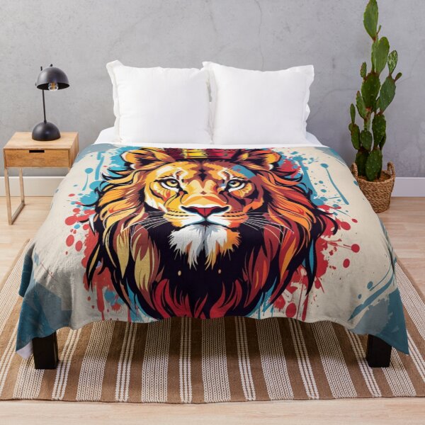 Item preview, King Lion - Abstract - Splatter - Digital Art Design designed and sold by TheHappyK.
