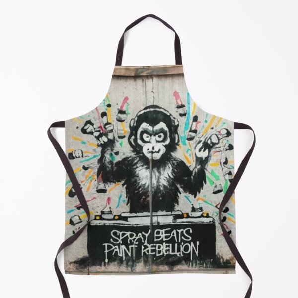 Item preview, DJ Monkey Stencil Graffiti designed and sold by Bomax121.