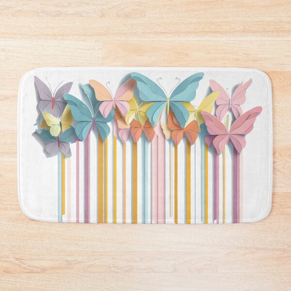 Item preview, Pastel Paper Butterflies with Ribbons designed and sold by SGillum.
