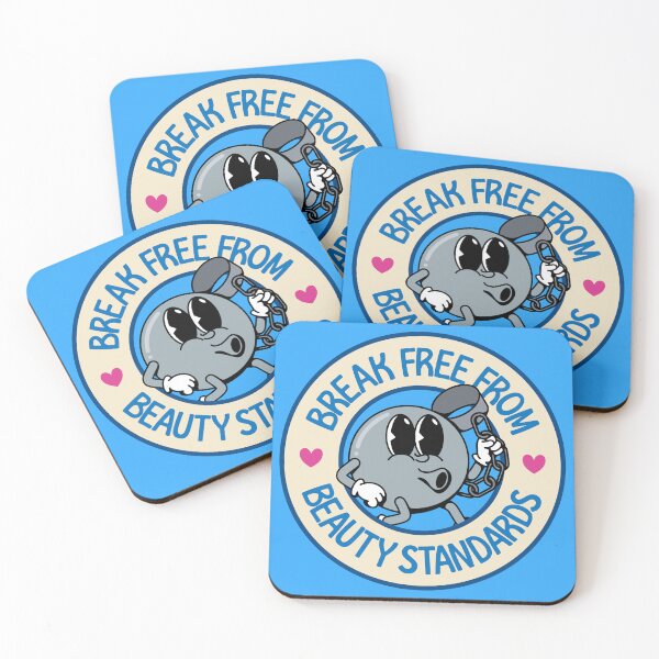 Item preview, Break Free From Beauty Standards - Cute Feminist Cartoon designed and sold by Picket Club.