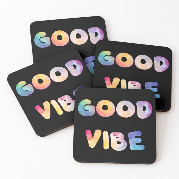 Item preview, Good Vibe - Watercolor Word Art designed and sold by nimmitrends.