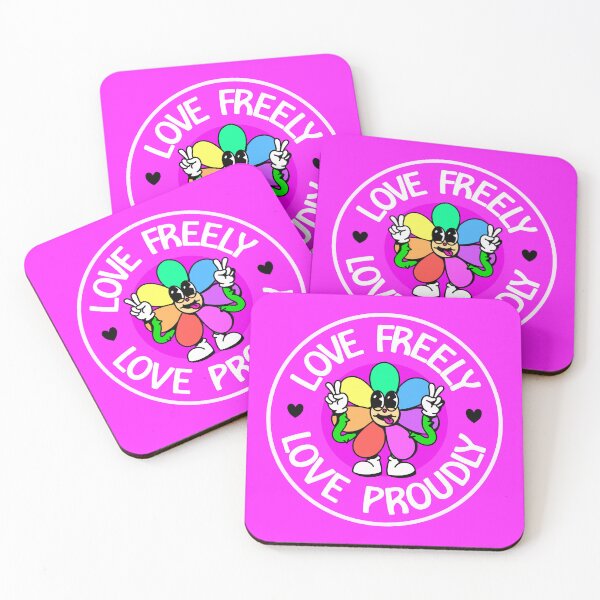 Item preview, Love Freely Love Proudly - Cute Flower Cartoon designed and sold by Picket Club.