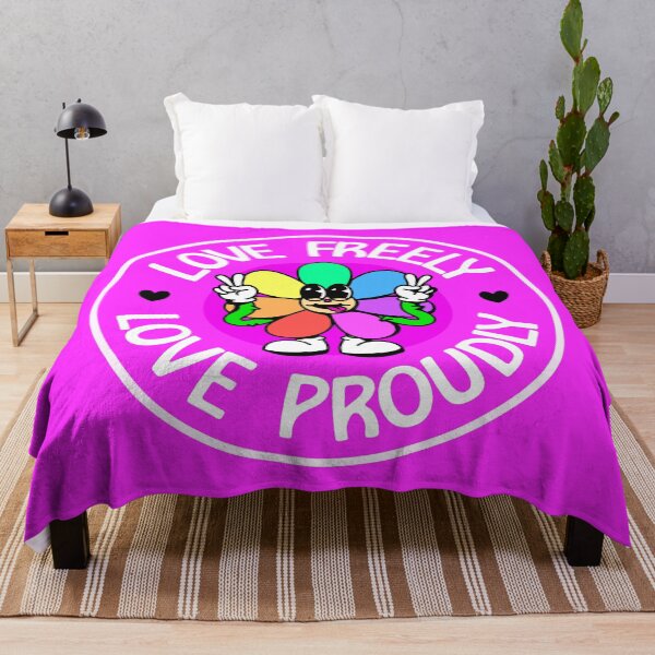 Item preview, Love Freely Love Proudly - Cute Flower Cartoon designed and sold by Picket Club.