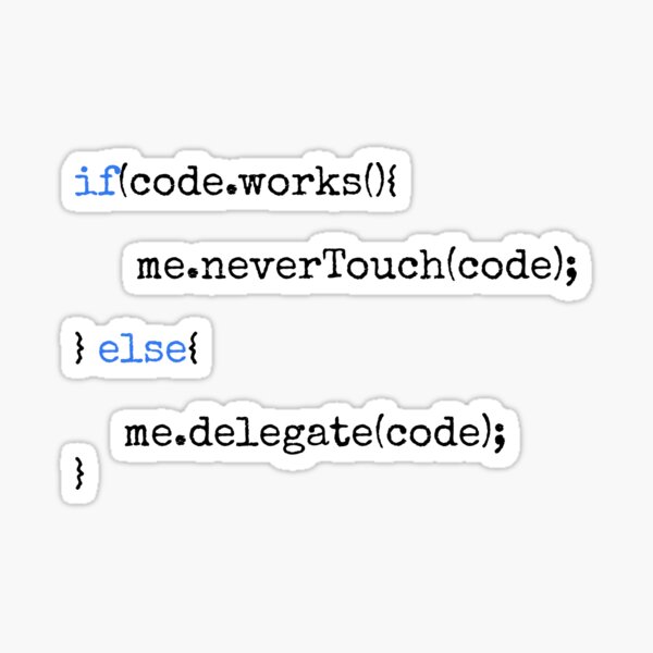 Artikel-Vorschau von Softwareentwickler: Fassen Sie niemals Code an, der funktioniert, designt und verkauft von krishutd.