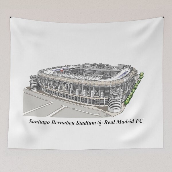 Item preview, Drawing/Sketching of Santiago Bernabeu Stadium @ Real Madrid FC designed and sold by GaalArt.