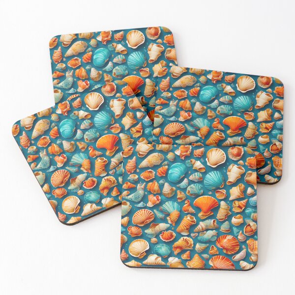 Item preview, Sea Shells Pattern Vector designed and sold by panchiTWO.