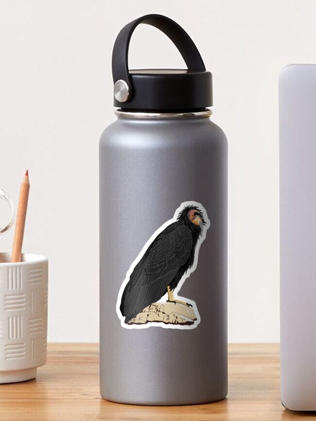 Thumbnail 1 of 3, Sticker, California Condor (support the Los Angeles Zoo) designed and sold by BennuBirdy.