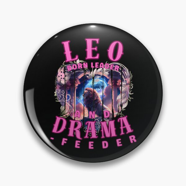 Item preview, Leo: Born Leader And Drama-Feeder. leo horoscope designed and sold by ZodiacWonders.
