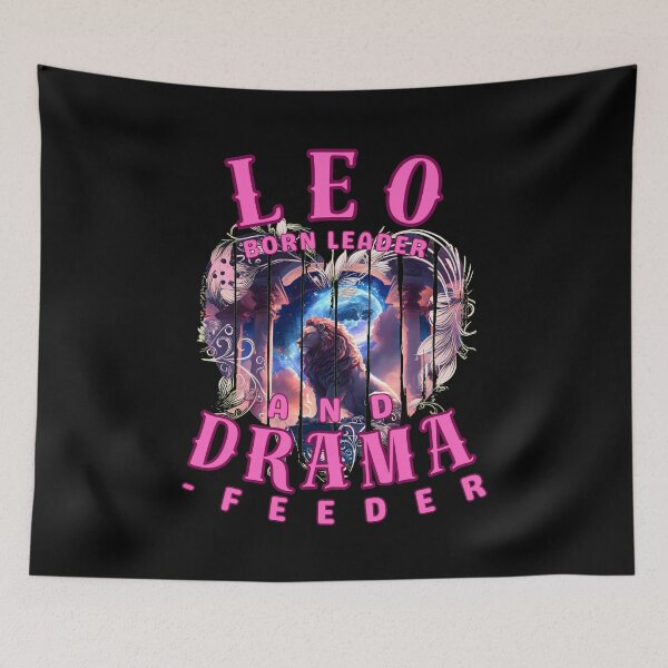 Item preview, Leo: Born Leader And Drama-Feeder. leo horoscope designed and sold by ZodiacWonders.