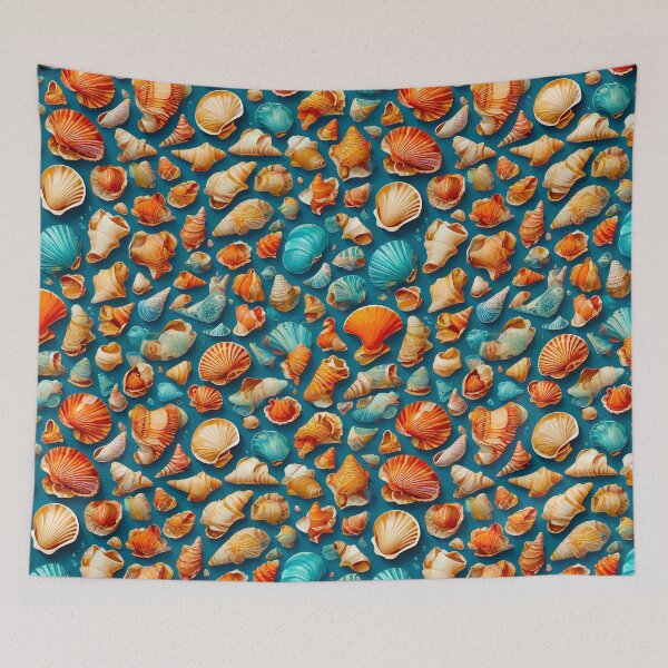 Item preview, Sea Shells Pattern Vector designed and sold by panchiTWO.