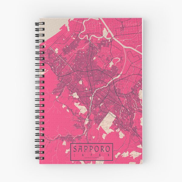Item preview, Sapporo City Map of Hokkaido, Japan - Blossom designed and sold by deMAP.