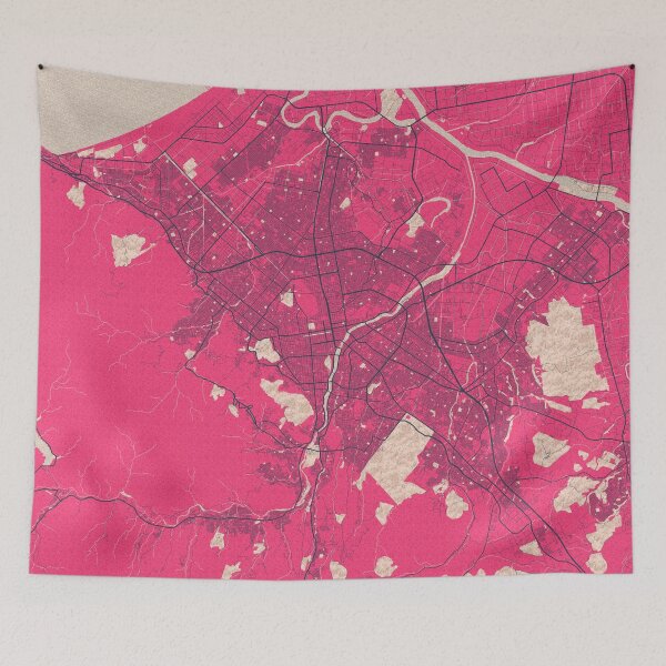 Item preview, Sapporo City Map of Hokkaido, Japan - Blossom designed and sold by deMAP.