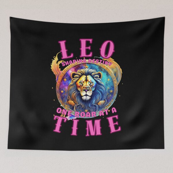 Item preview, Leo: Shaping Destiny, One Roar At A Time. leo horoscope designed and sold by ZodiacWonders.