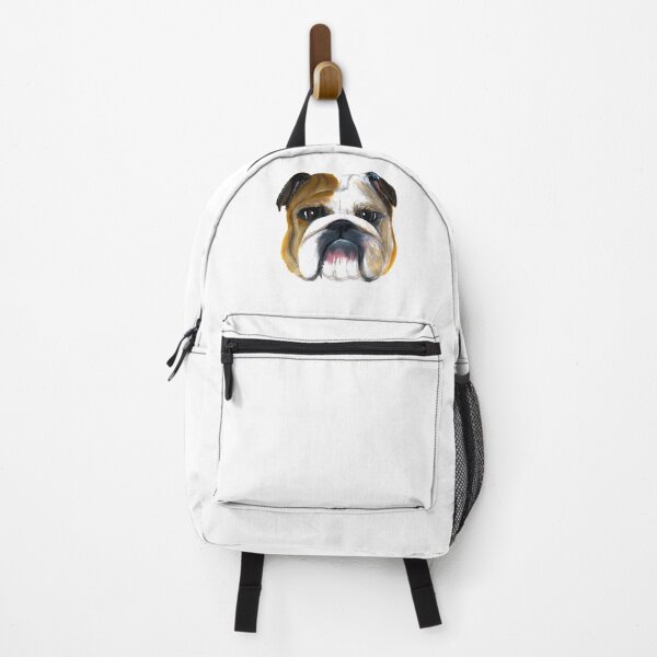 Item preview, English Bulldog acrylic painting designed and sold by Funsize-Art.