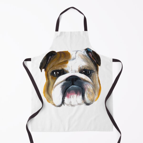 Item preview, English Bulldog acrylic painting designed and sold by Funsize-Art.