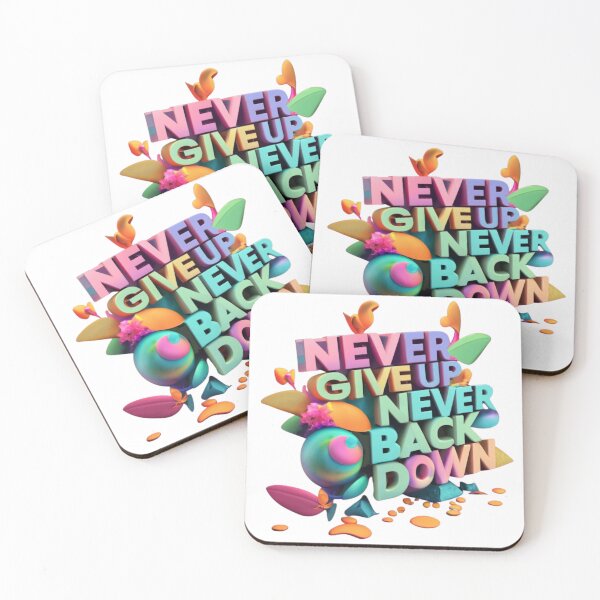 Item preview,  letter never give up never bake bown designed and sold by SonAndMom.