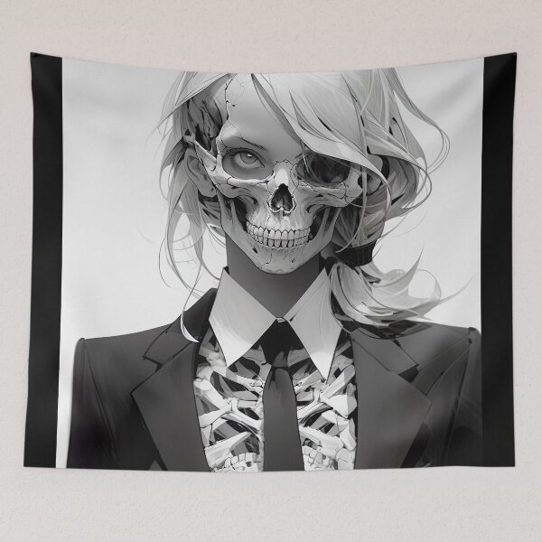 Item preview, skull office worker designed and sold by ururuty.