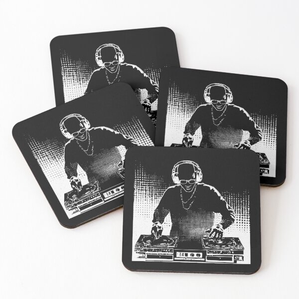 Item preview, Vintage Hip Hop DJ Turntables - Spining Vinyl Records designed and sold by Urban-Alien.