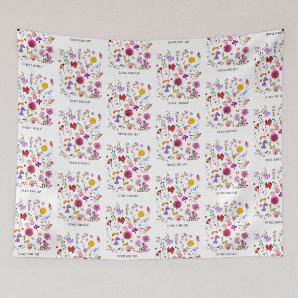 Item preview, Stay wild flower child  designed and sold by LCNNativePlants.