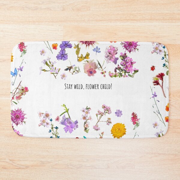 Item preview, Stay wild flower child  designed and sold by LCNNativePlants.