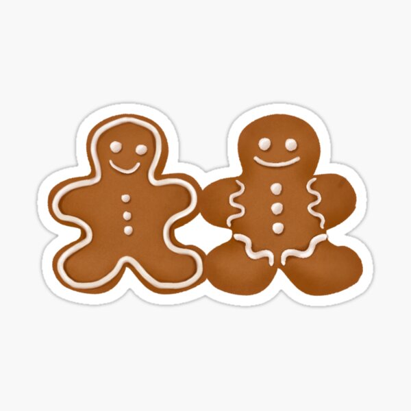 Christmas Gingerbread Men Cookies Pattern Wrapping Paper by Lyman Creative  Co
