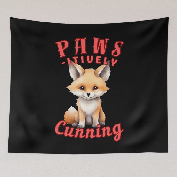 Item preview, Paws-Itively Cunning. fox head designed and sold by FoxVibes.
